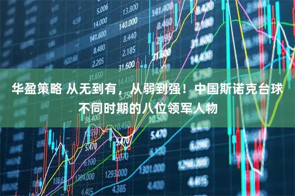 华盈策略 从无到有，从弱到强！中国斯诺克台球不同时期的八位领军人物